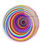 Wallity Cuadro Decorativo de Vidrio Templado Multicolor 80 x 80 cm